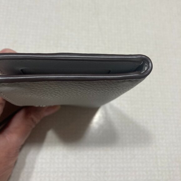 Like New Kate Spade New York Grey Leather Wallet/Card holder - Picture 6 of 11